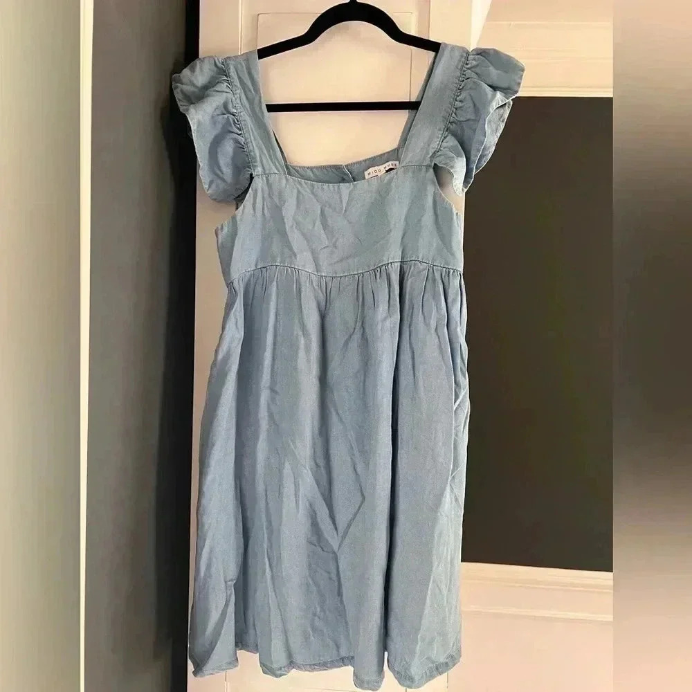 Mini Muse Vici Firefly Tencel Pocketed Babydoll Dress S - Picture 5 of 6